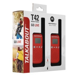 Motorola Talkabout T42 dwupak czerwony