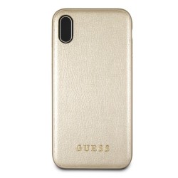 Guess nakładka do iPhone X / XS GUHCPXIGLGO złote hard case Iridescent