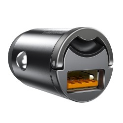 Baseus ładowarka samochodowa Tiny Star Mini QC 3.0 30W 1x USB szara