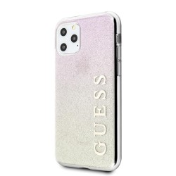 Guess nakładka do iPhone 11 Pro Max GUHCN65PCUGLGPI różowo-złoty hard case Glitter Gradient