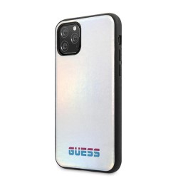 Guess nakładka do iPhone 11 Pro GUHCN58BLD srebrna hard case Iridescent