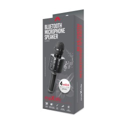 Maxlife mikrofon z głośnikiem Bluetooth MX-300 czarny