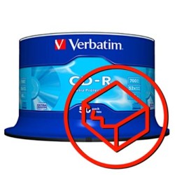 Verbatim CD-R, 43351, DataLife, 50-pack, 700MB, Extra Protection, 52x, 80min., 12cm, bez możliwości nadruku, cake box, Standar