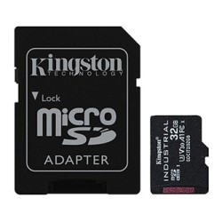 Kingston karta pamięci Industrial C10, 32GB, micro SDHC, SDCIT2/32GB, UHS-I U3 (Class 10), V30, A1, pSLC karta + adapter