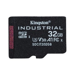 Kingston karta pamięci Industrial C10, 32GB, micro SDHC, SDCIT2/32GBSP, UHS-I U3 (Class 10), V30, A1, karta pSLC