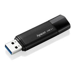 Apacer USB flash disk, USB 3.0, 16GB, AH353, czarny, AP16GAH353B-1, z osłoną