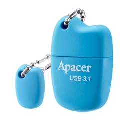 Apacer USB flash disk, USB 3.0, 64GB, AH159, niebieski, AP64GAH159U-1, USB A, z osłoną