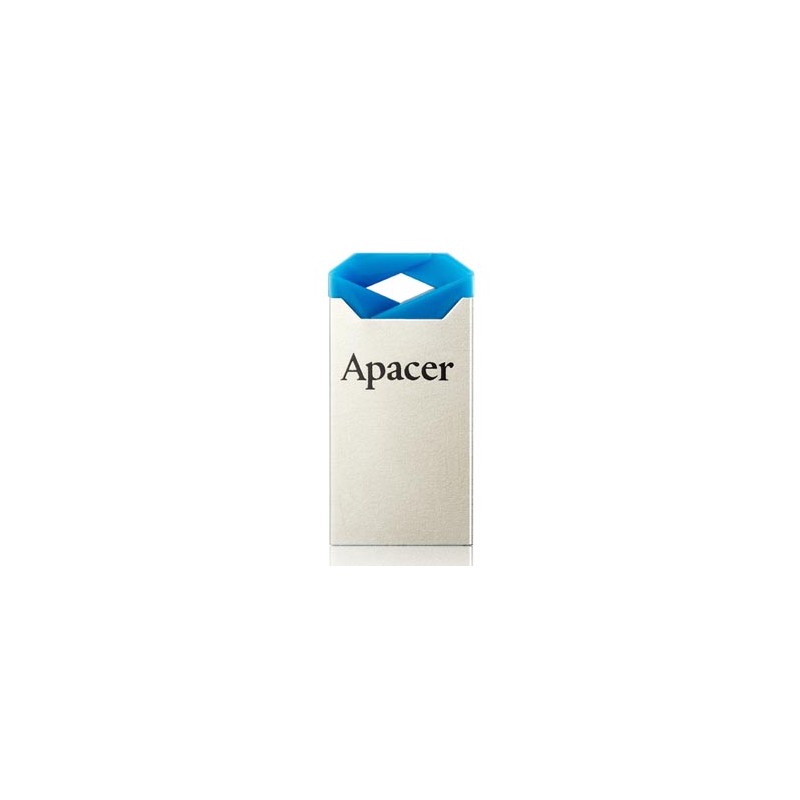 Apacer USB flash disk, USB 2.0, 64GB, AH111, niebieski, AP64GAH111U-1, USB A, z oczkiem na brelok