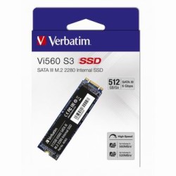 Dysk SSD wewnętrzny Verbatim wewnętrzny M.2 SATA III, 512GB, Vi560, 49363, 560 MB/s-R, 520 MB/s-W