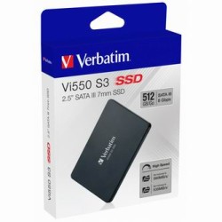 Dysk SSD wewnętrzny Verbatim wewnętrzny SATA III, 512GB, Vi550, 49352, 560 MB/s-R, 535 MB/s-W