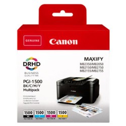 Canon oryginalny ink / tusz PGI-1500 CMYK, 9218B005, CMYK, 400/3*300s