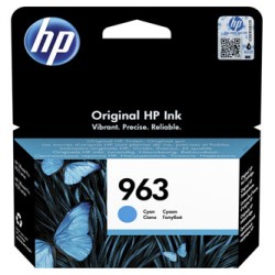 HP oryginalny ink / tusz 3JA23AE301, HP 963, cyan, blistr, 700s, 10.77ml