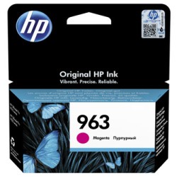 HP oryginalny ink / tusz 3JA24AE301, HP 963, magenta, blistr, 700s, 10.77ml