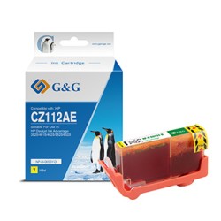 G&G kompatybilny ink / tusz z CZ112AE, NP-H-0655Y(HP655 (, yellow, 600s