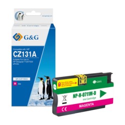 G&G kompatybilny ink / tusz z CZ131A, NP-H-0711M(HP711, magenta