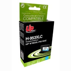 UPrint kompatybilny ink / tusz z F6U16AE, HP 953XL, H-953XLC, cyan, 1800s, 25ml, high capacity