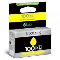 Lexmark oryginalny ink / tusz 14N1071E, 100XL, yellow, return, 600s