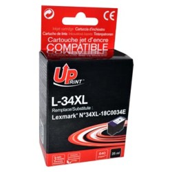 UPrint kompatybilny ink / tusz z 18C0034E, 34XL, L-34XL, black, 25ml