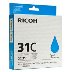 Ricoh oryginalny wkład żelowy 405689, typ GC 31C, cyan