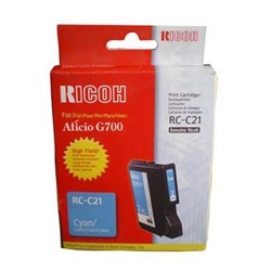 Ricoh oryginalny wkład żelowy 402279, typ RC-C21, cyan, 2300s