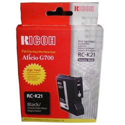 Ricoh oryginalny wkład żelowy 402280, typ RC-K21, black, 3000s