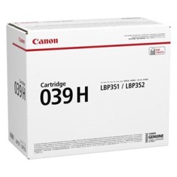 Canon oryginalny toner 039 H BK, 0288C001, black, 25000s, high capacity