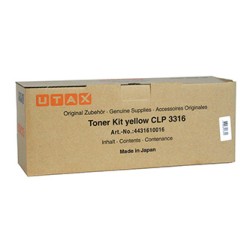 Utax oryginalny toner 4431610016, yellow, 4000s