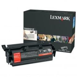 Lexmark oryginalny toner T650H21E, black, 25000s, high capacity