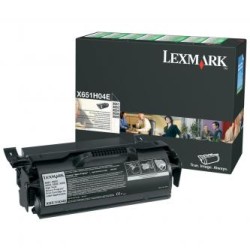 Lexmark oryginalny toner X651H04E, black, 25000s, return