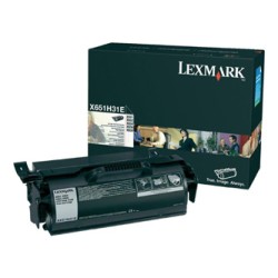 Lexmark oryginalny toner X651H31E, black, 25000s