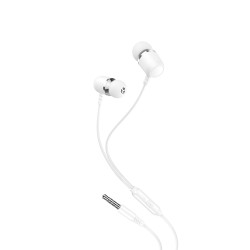 XO słuchawki przewodowe EP64 jack 3,5 mm dokanałowe białe