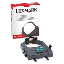 Lexmark oryginalny taśma do drukarek etykiet, 3070166, czarny druk/biały podkład