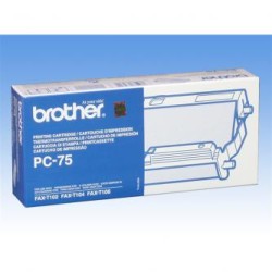 Brother oryginalny folia do faxu PC75, 1*140str., Brother Fax T-104, T-106