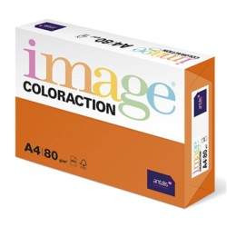 Papier kserograficzny Coloraction, Amsterdam, A4, 80 g/m2, ceglaste pomarańczowy, 500 arkusza, nadaje się do druku atramentowe
