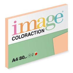Papier kserograficzny Coloraction, Savana, A4, 80 g/m2, jasny pomarańczowy, 100 arkusza, nadaje się do druku atramentowego