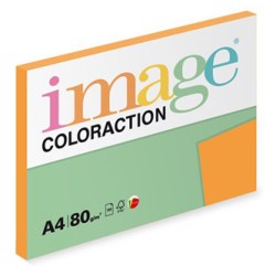 Papier kserograficzny Coloraction, Venezia, A4, 80 g/m2, ciemne pomarańczowy, 100 arkusza, nadaje się do druku atramentowego