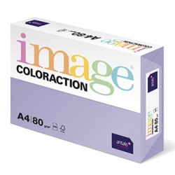 Papier kserograficzny Coloraction, Tundra, A4, 80 g/m2, jasny fioletowy, 500 arkusza, nadaje się do druku atramentowego