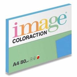 Papier kserograficzny Coloraction, Malta, A4, 80 g/m2, średni niebieski, 100 arkusza, nadaje się do druku atramentowego