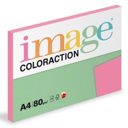 Papier kserograficzny Coloraction, Malibu, A4, 80 g/m2, refleksyjny różowy, 100 arkusza, nadaje się do druku atramentowego