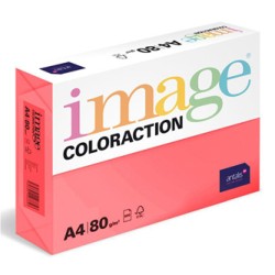 Papier kserograficzny Coloraction, Malibu, A4, 80 g/m2, refleksyjny różowy, 500 arkusza, nadaje się do druku atramentowego