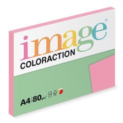 Papier kserograficzny Coloraction, Coral, A4, 80 g/m2, średni różowy, 100 arkusza, nadaje się do druku atramentowego