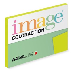 Papier kserograficzny Coloraction, Rio, A4, 80 g/m2, refleksyjny zielony, 100 arkusza, nadaje się do druku atramentowego