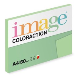 Papier kserograficzny Coloraction, Forest, A4, 80 g/m2, pastelowe zielony, 100 arkusza, nadaje się do druku atramentowego