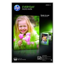 HP Everyday Photo Paper, Glossy, CR757A, foto papier, połysk, biały, 10x15cm, 4x6", 200 g/m2, 100 szt., atrament