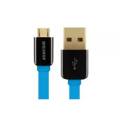 Avacom USB kabel (2.0), USB A M - microUSB (M), 1.2m, niebieski