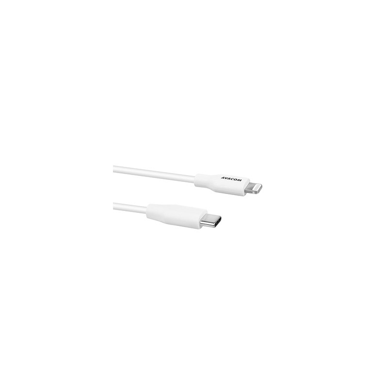 Avacom USB kabel (2.0), USB C (M) - Apple Lightning M, 1.2m, biały, MFi certifikace, DCUS-MFIC-120W