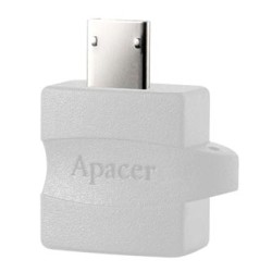 Apacer USB redukcja (2.0), USB A F - microUSB (M), biała