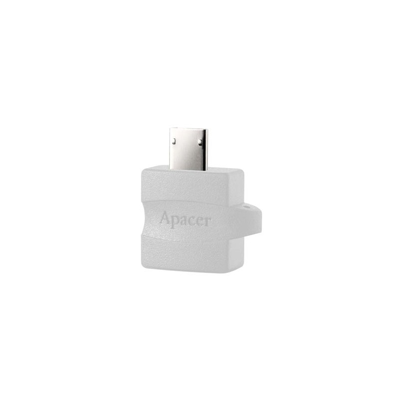 Apacer USB redukcja (2.0), USB A F - microUSB (M), biała
