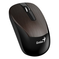 Mysz bezprzewodowa, Genius Eco-8015, czekoladowy, optyczna, 1600DPI