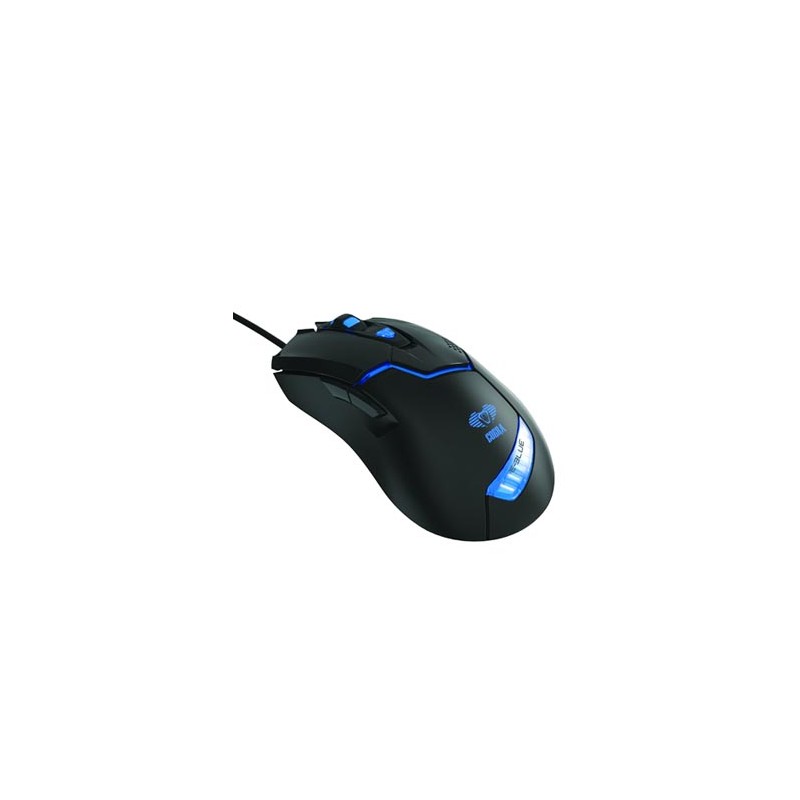 Mysz przewodowa USB, E-blue Cobra 622, czarna, optyczna, 1600DPI